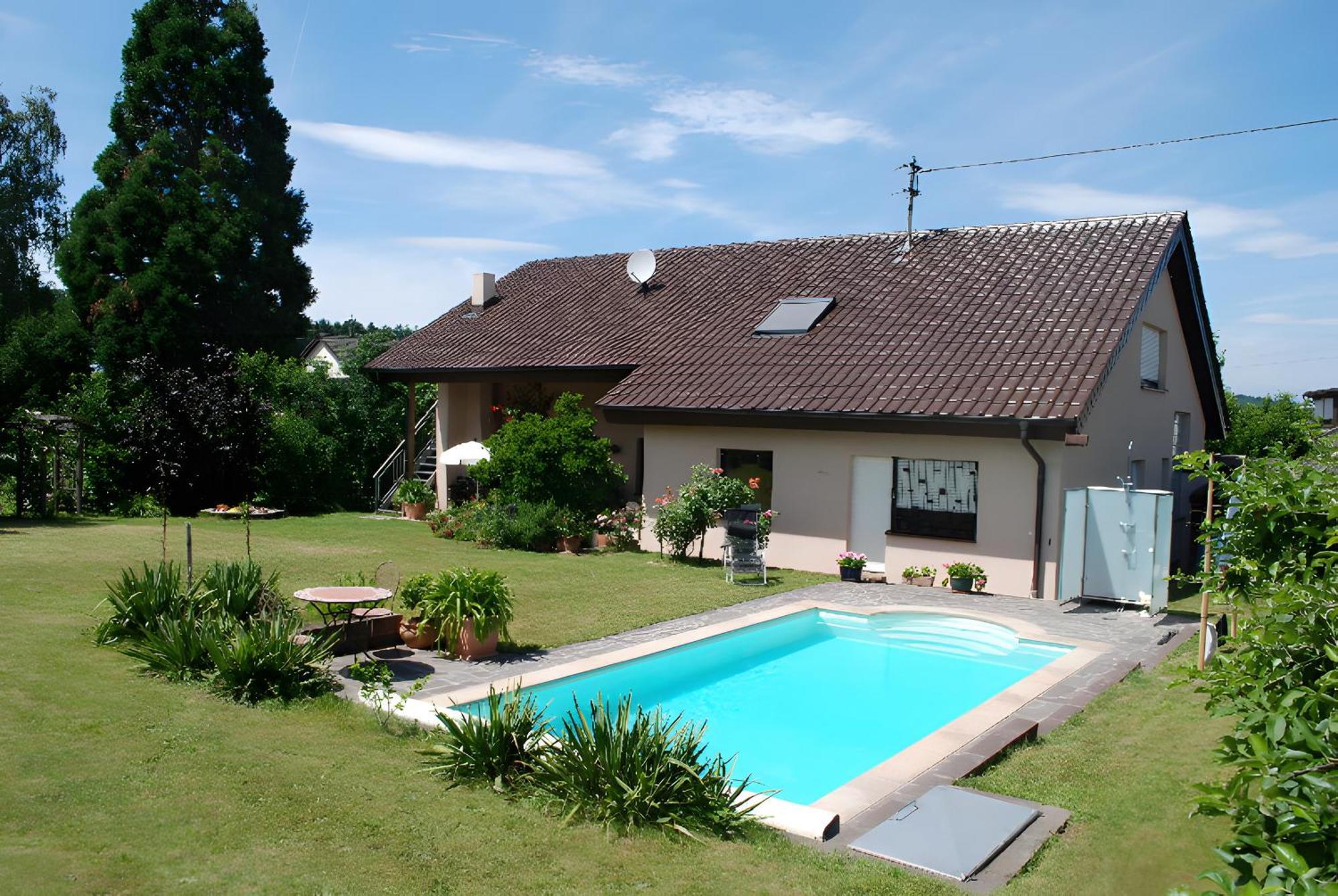 Ferienwohnung Mit Pool Straubenhardt Esterno foto