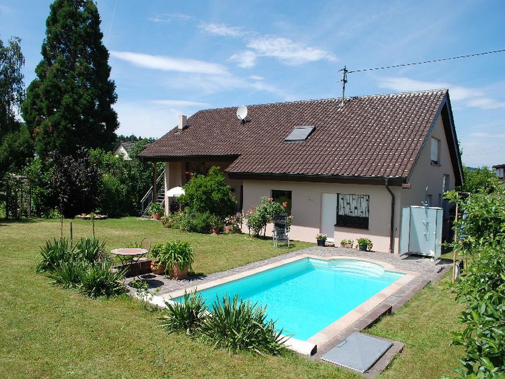 Ferienwohnung Mit Pool Straubenhardt Esterno foto